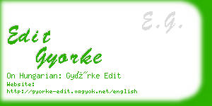 edit gyorke business card